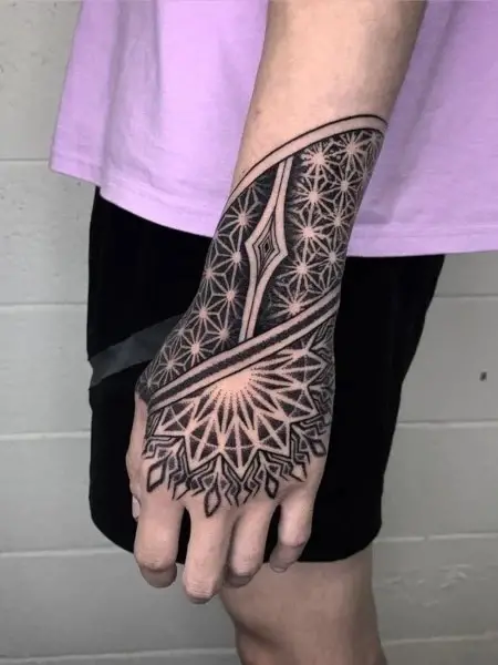 Posizione del Mandala tatuaggio
