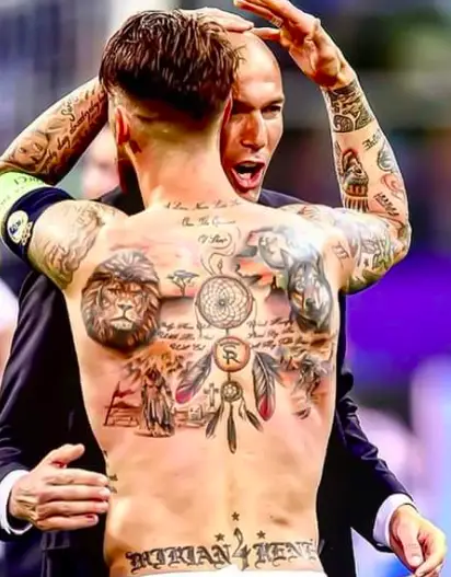 tatuaggi calciatori Sergio Ramos
