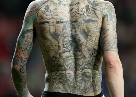 Tatuaggi calciatori: Daniel Agger