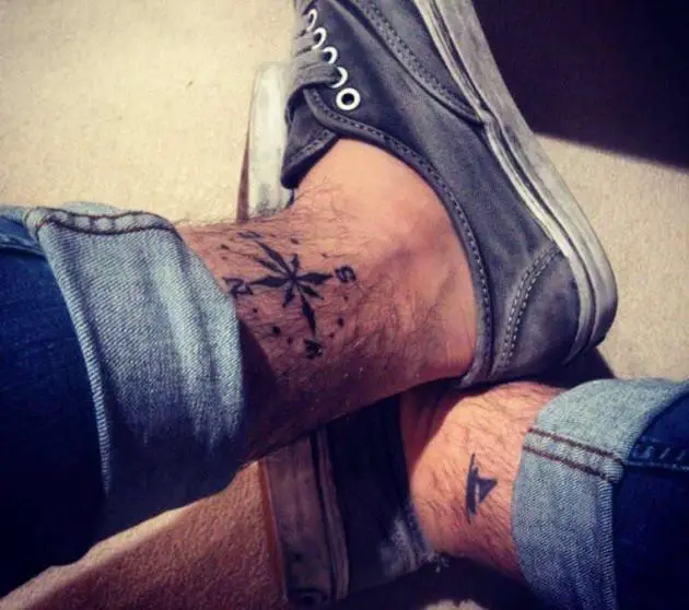 Tatuaggio caviglia uomo 
